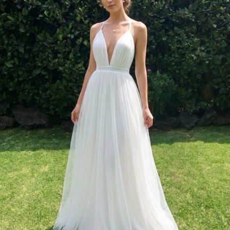 VESTIDO BLANCO GASA