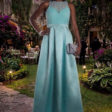VESTIDO COLOR MENTA
