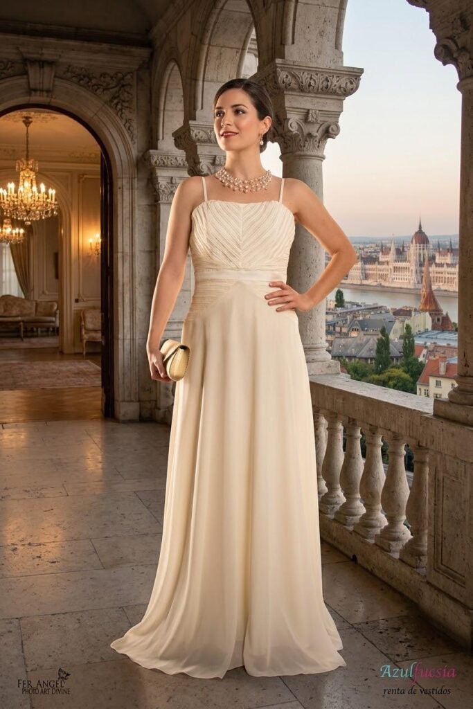 VESTIDO EN COLOR BEIGE